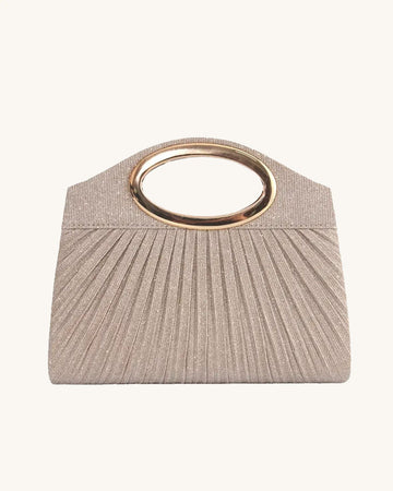 Elegant Pleated Evening Bag – Large Capacity Clutch Tote