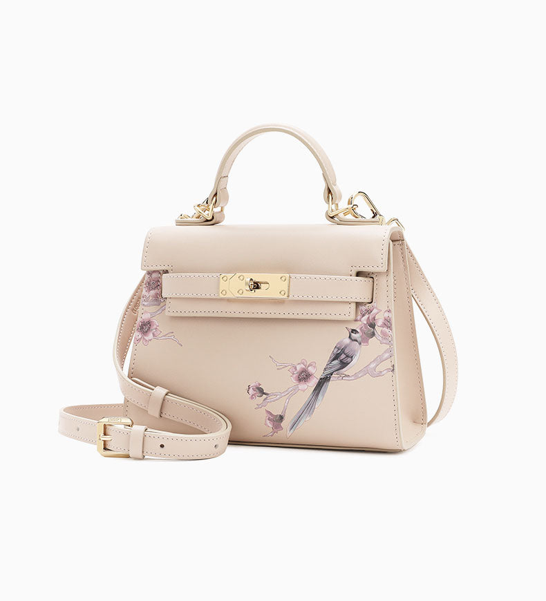Art Print Kelly Bag – Luxury Crossbody Shoulder Handbag for Women