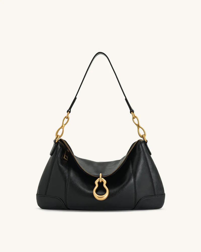 Jayla Metal Pendant Embellished Shoulder Bag