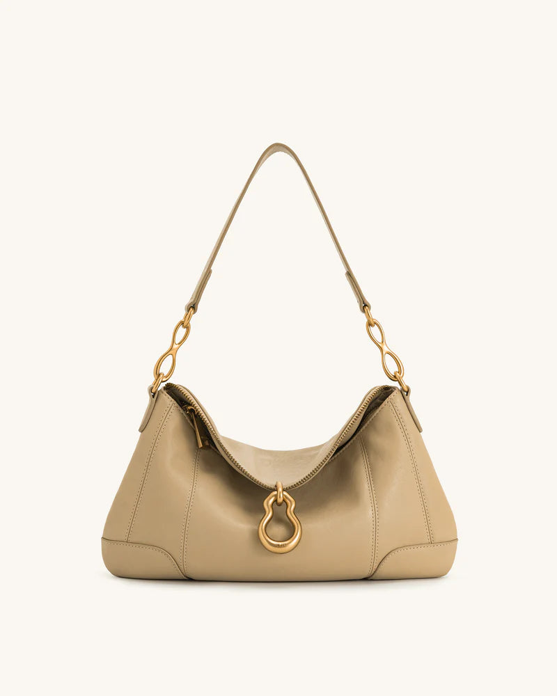 Jayla Metal Pendant Embellished Shoulder Bag