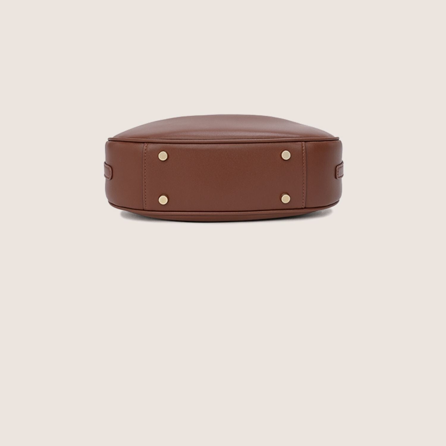 Chic Crescent Shoulder Bag with Bowknot – Maillard Style