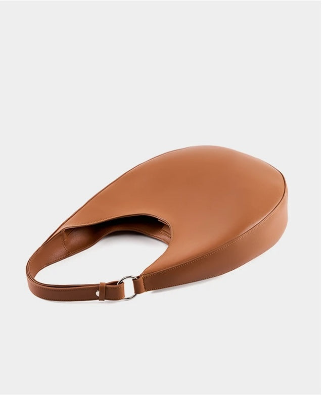 Women’s Luxury Leather Crescent Tote – Crossbody & Shoulder Bag