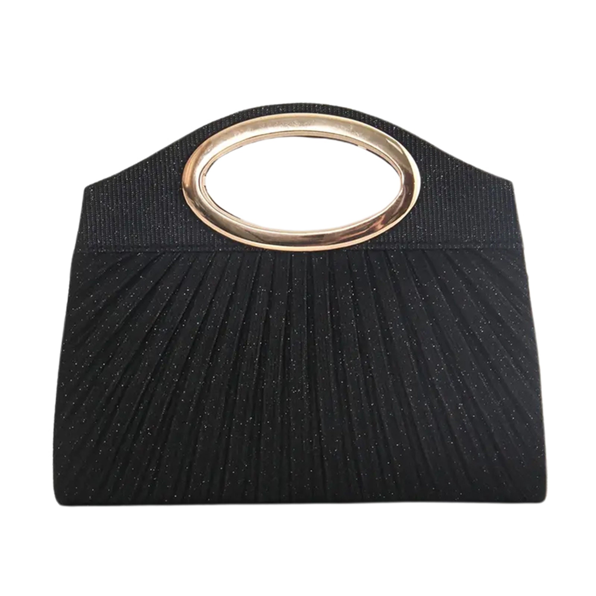 Elegant Pleated Evening Bag – Large Capacity Clutch Tote