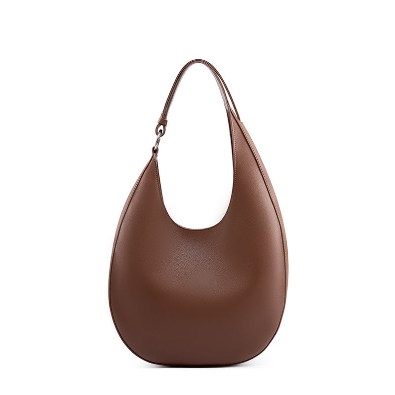 Women’s Luxury Leather Crescent Tote – Crossbody & Shoulder Bag