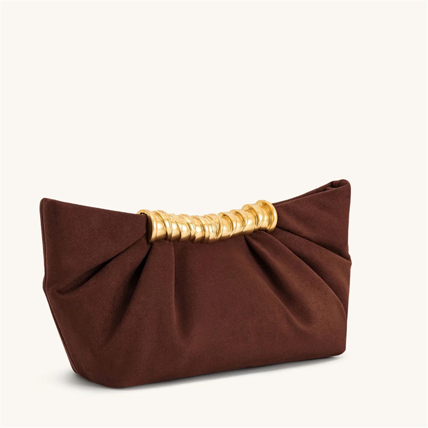 Leia Pleated Shoulder Bag – Mini Chain Purse
