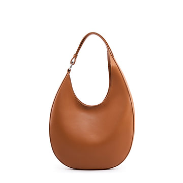 Women’s Luxury Leather Crescent Tote – Crossbody & Shoulder Bag