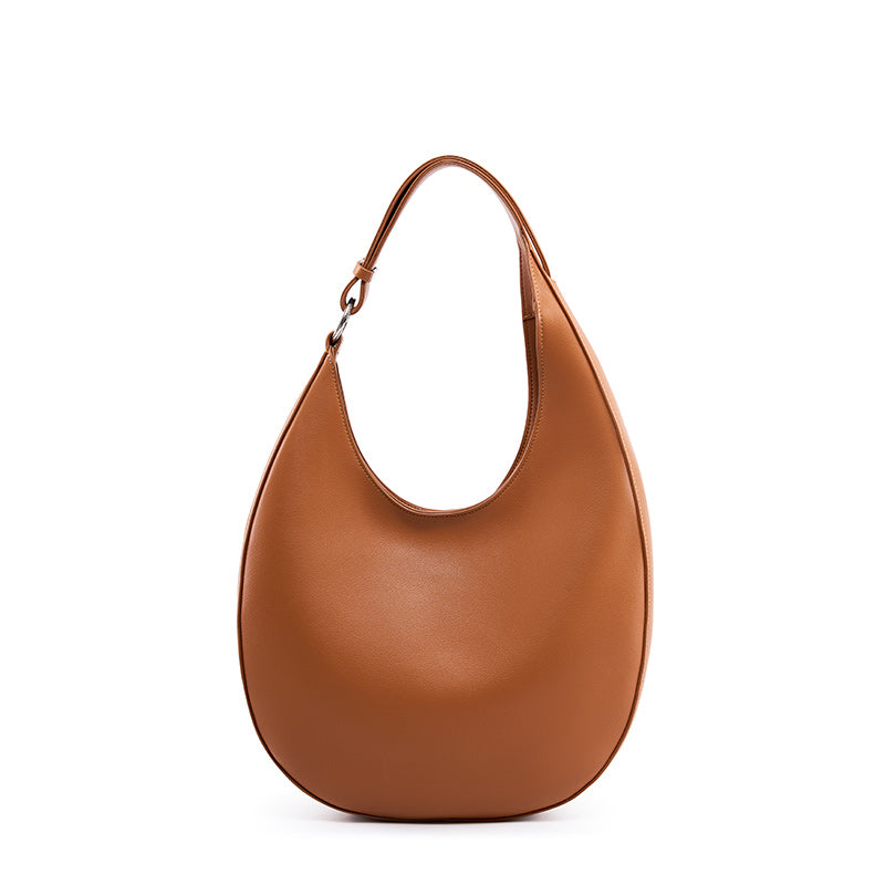 Women’s Luxury Leather Crescent Tote – Crossbody & Shoulder Bag